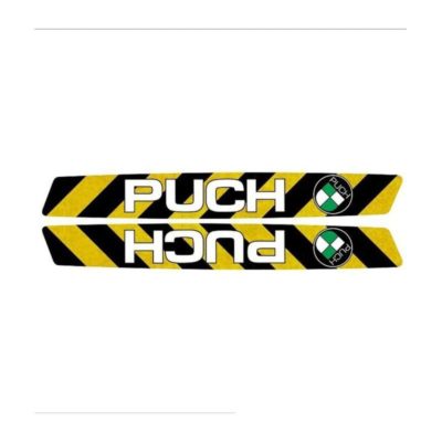Autocollants PUCH HAZZARD réservoir essence (gauche et droite) cadre Maxi