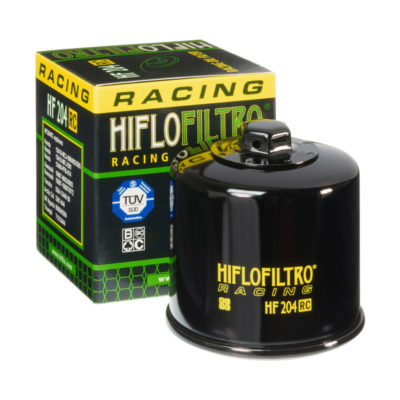 Filtre à huile HIFLO FILTRO HF204RC noir RACING PERFORMANCE (comme COF104)