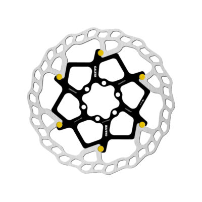 Disque de frein vélo Galfer Bike wave, flottant 180mm pins or