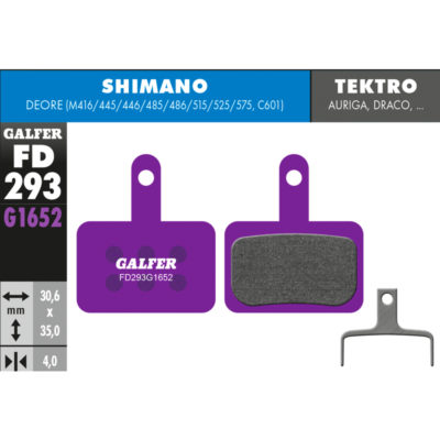 Plaquettes de frein vélo Galfer Bike E-Bike (SHIMANO, TEKTRO, TRP)