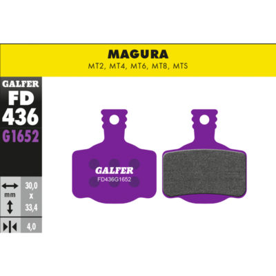 Plaquettes de frein vélo Galfer Bike E-Bike (CAMPAGNOLO, MAGURA)