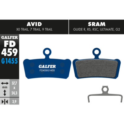 Plaquettes de frein vélo Galfer Bike road (AVID, SRAM)