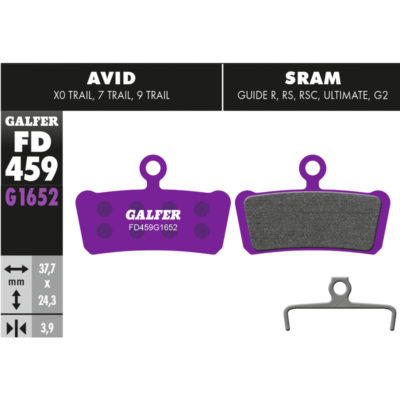 Plaquettes de frein vélo Galfer Bike E-Bike (AVID, SRAM)