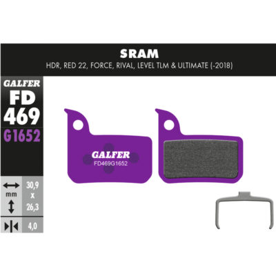Plaquettes de frein vélo Galfer Bike E-Bike (SRAM)