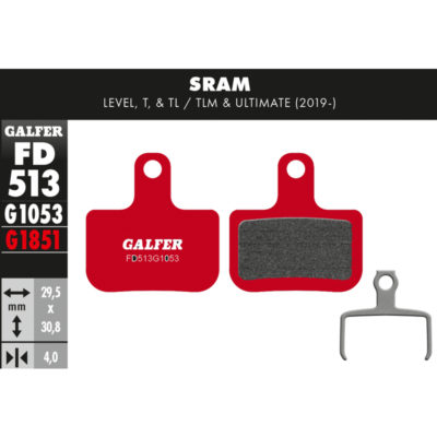 Plaquettes de frein vélo Galfer Bike advanced (SRAM)