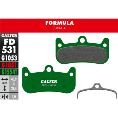 Plaquettes de frein vélo Galfer Bike pro (FORMULA)