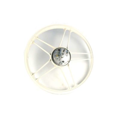Roue PUCH avant en blanc avec support de frein GRIMECA pour Maxi S/N