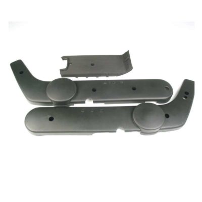 Protection latérales PIAGGIO (paire) pour Ciao Mono noir avec repose pieds