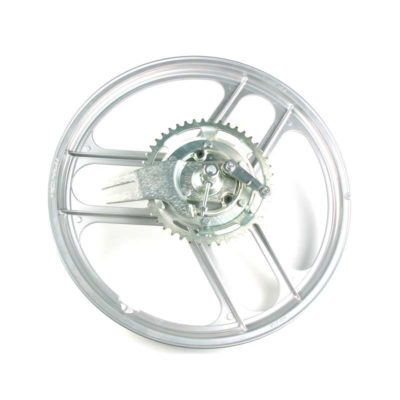 Roue PONY 17 pouces arrière argenté (en fente) GTX/Poste (P2245S)