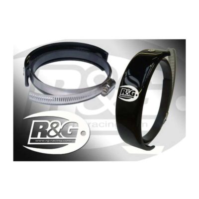 Protège-chaleur silencieux R&G noir pour silencieux ovales rond Ø 140 - 165mm