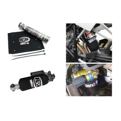 Protège amortisseur R&G en noir 22.8cm x Ø 27.9cm