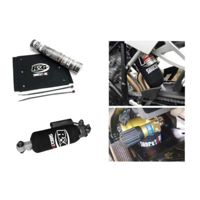 Protège amortisseur R&G en noir 22.8cm x 22.8cm