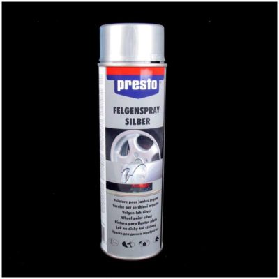 Spray jantes PRESTO en argenté (500ml)