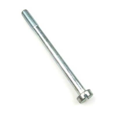 Vis cylindre avec fente M 6/1 x  3.9 x 75mm (DIN 84) galvanisé-bleu