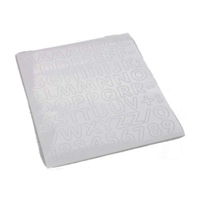 Sticker-Set 4R kit lettres blanc