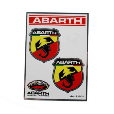 Sticker-Set ABARTH SCUDETTO MEDIO