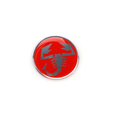 Sticker ABARTH 3D SCORPIONE (Ø 50mm)