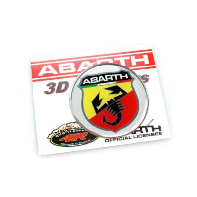 Sticker ABARTH 3D STEMMA (Ø 50mm)