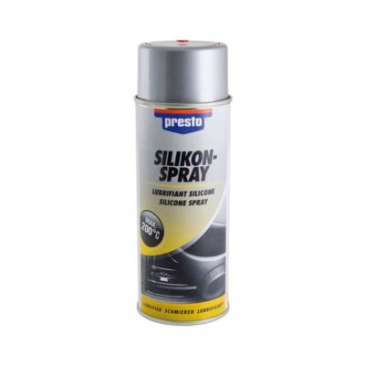 Silikon Spray PRESTO lubrifie et protège plastique et gomme (400ml)