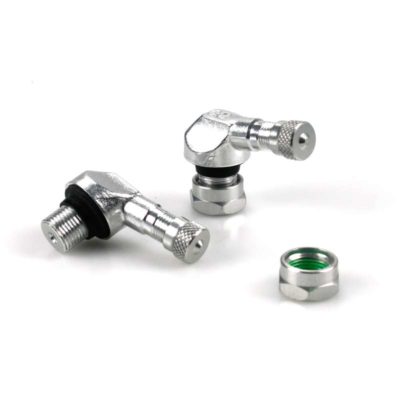 Valve Ariete (paire) pour jantes Tubeless Ø 11.3mm en argenté