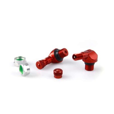 Valve Ariete (paire) pour jantes Tubeless Ø 11.3mm en rouge
