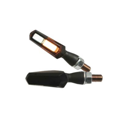 Clignos TECH STAR LED (paire) noir feu position M8x60x20mm homologé