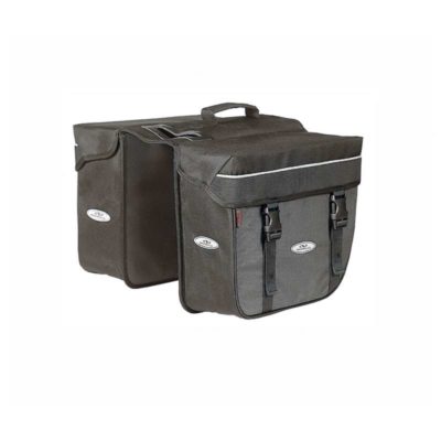 Sacs porte-bagage NORCO (paire) ORLANDO noir NYLON attache montage 35x30x12cm