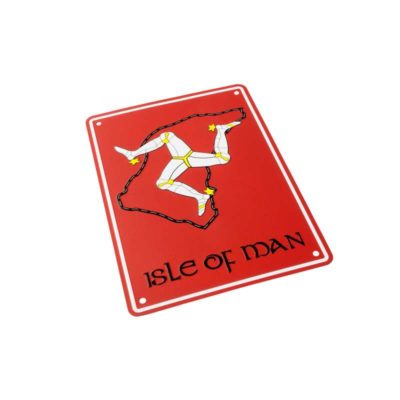 Panneau de stationnement BIKE IT ISLE OF MAN (205x290mm)