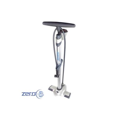 Pompe Zero12 alu 26 pouces alu >11 Bar / 160 PSI double tête Presta/Shrader