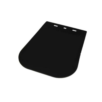 Bavette BIKE IT noir 220x227mm avec kit montage