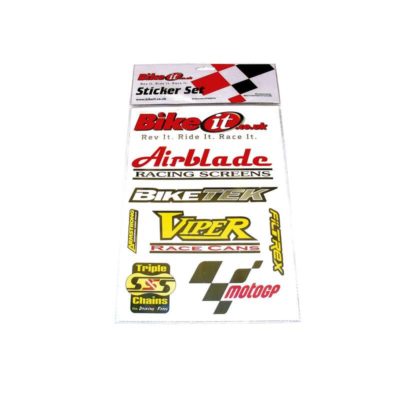 Sticker-Set BIKE IT SPONSOR BIKEIT - AIRBLADE-BIKETEK-VIPER-MOTOGP 30x21cm