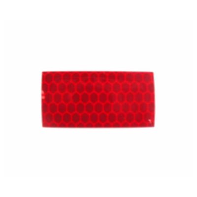 Catadioptre 3M rouge 50x25mm a coller