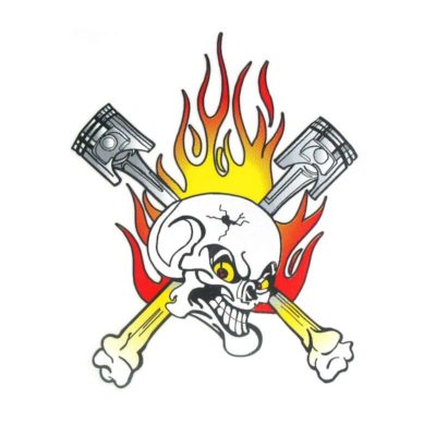 Sticker 4R Flameng Pistons (10 x 12cm)