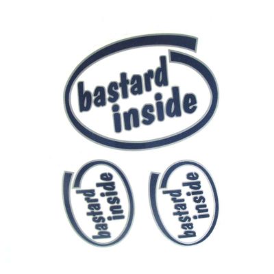 Sticker 4R Bastard enside (10 x 12cm)