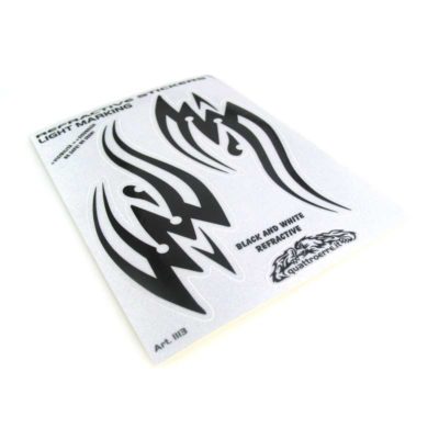 Sticker-Set 4R TRIBAL III réflecteur (13 x 9.5cm)