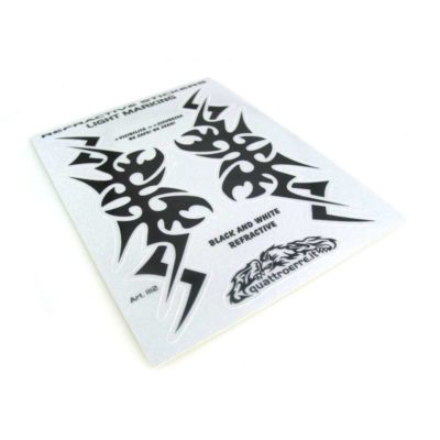 Sticker-Set 4R TRIBAL II réflecteur (13 x 9.5cm)