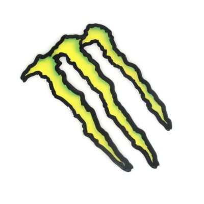 Sticker 4R MONSTER ENERGY (17 x 11cm) en Silikon