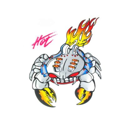 Sticker 4R FLAMenG SCORPION (14 x 16cm)