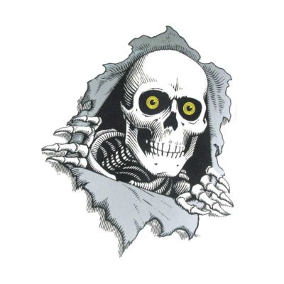 Sticker 4R Tête de mort (14 x 16cm)