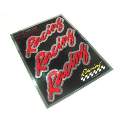 Sticker-Set 4R SPORTING TABS (130 x 95mm) RACING