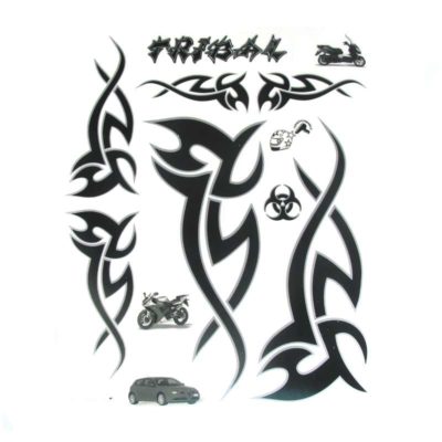 Sticker-Set 4R TRIBAL III (20 x 24cm) en noir