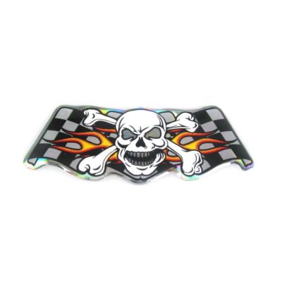 Sticker 4R 3D Skull en Silikon (70 x 25mm)