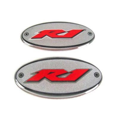 Sticker 4R (paire) 3D MOTO SPORT OVAL R1