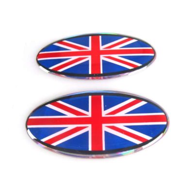 Sticker 4R (paire) 3D MOTO SPORT OVAL British