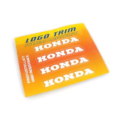 Logo-Trim 4R HONDA (4er Set) avec 3M technologie en blanc