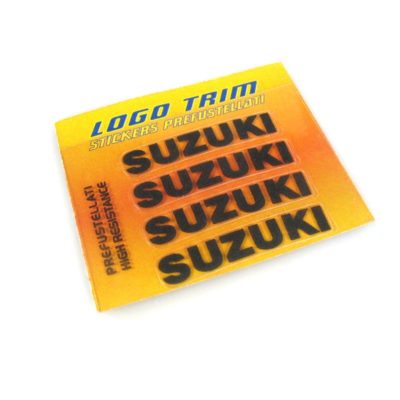 Logo-Trim 4R Suzuki (4er Set) avec 3M technologie en noir-métallic