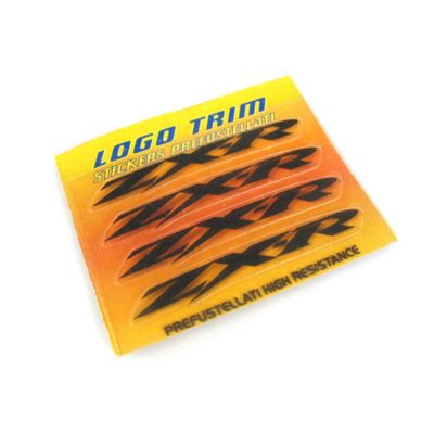 Logo-Trim 4R ZXR (4er Set) avec 3M technologie en noir-métallic