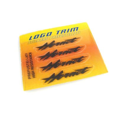 Logo-Trim 4R HORNET (4er Set) avec 3M technologie en noir-métallic