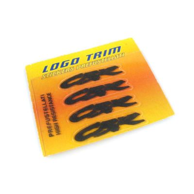 Logo-Trim 4R CBR (4er Set) avec 3M technologie en noir-métallic