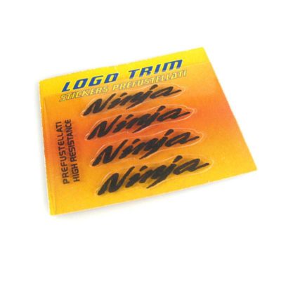 Logo-Trim 4R NenJA (4er Set) avec 3M technologie en noir-métallic